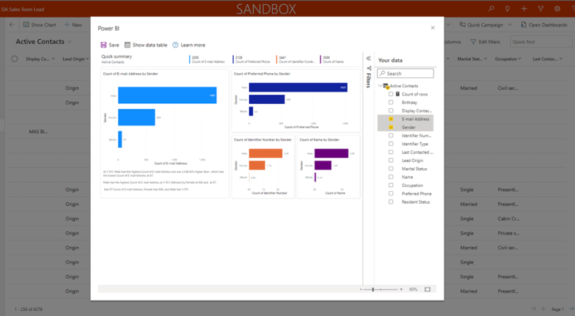 Visualize View in Power BI within Dynamics CRM: – GM Dynamics & Agentic ...